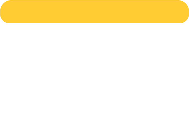 Minimalist gray background with rounded yellow header bar