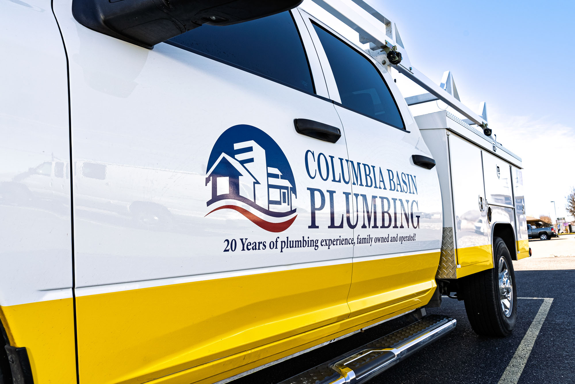 Columbia Basin Plumbing truck side view